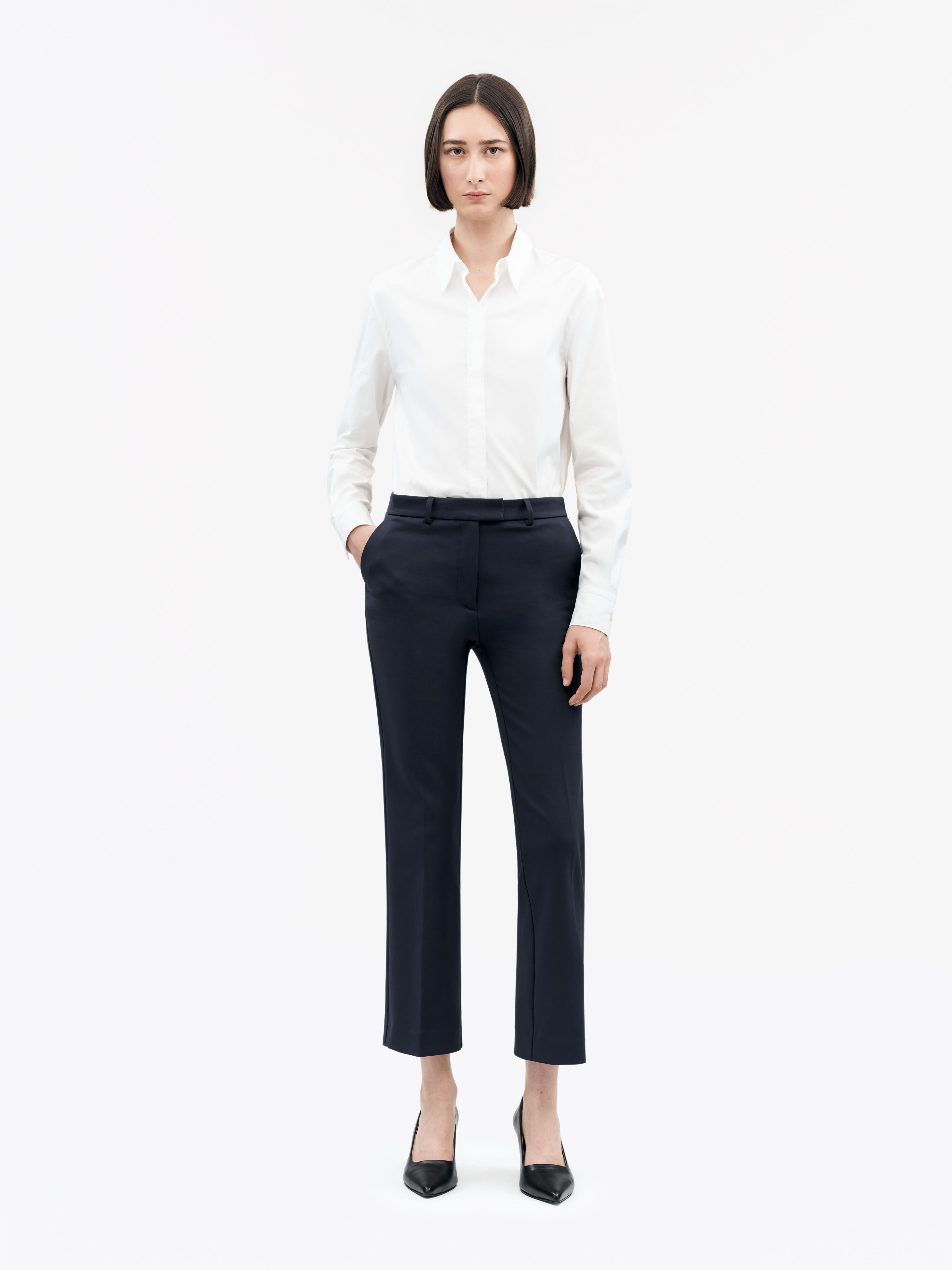 Noora 3 Slim Cropped Trousers - 2