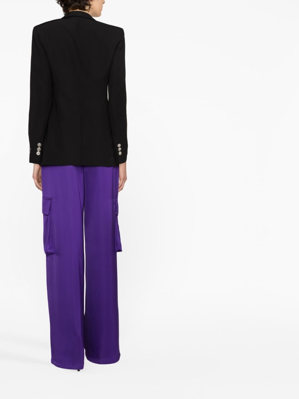 Medusa single-breasted virgin wool blazer - 4