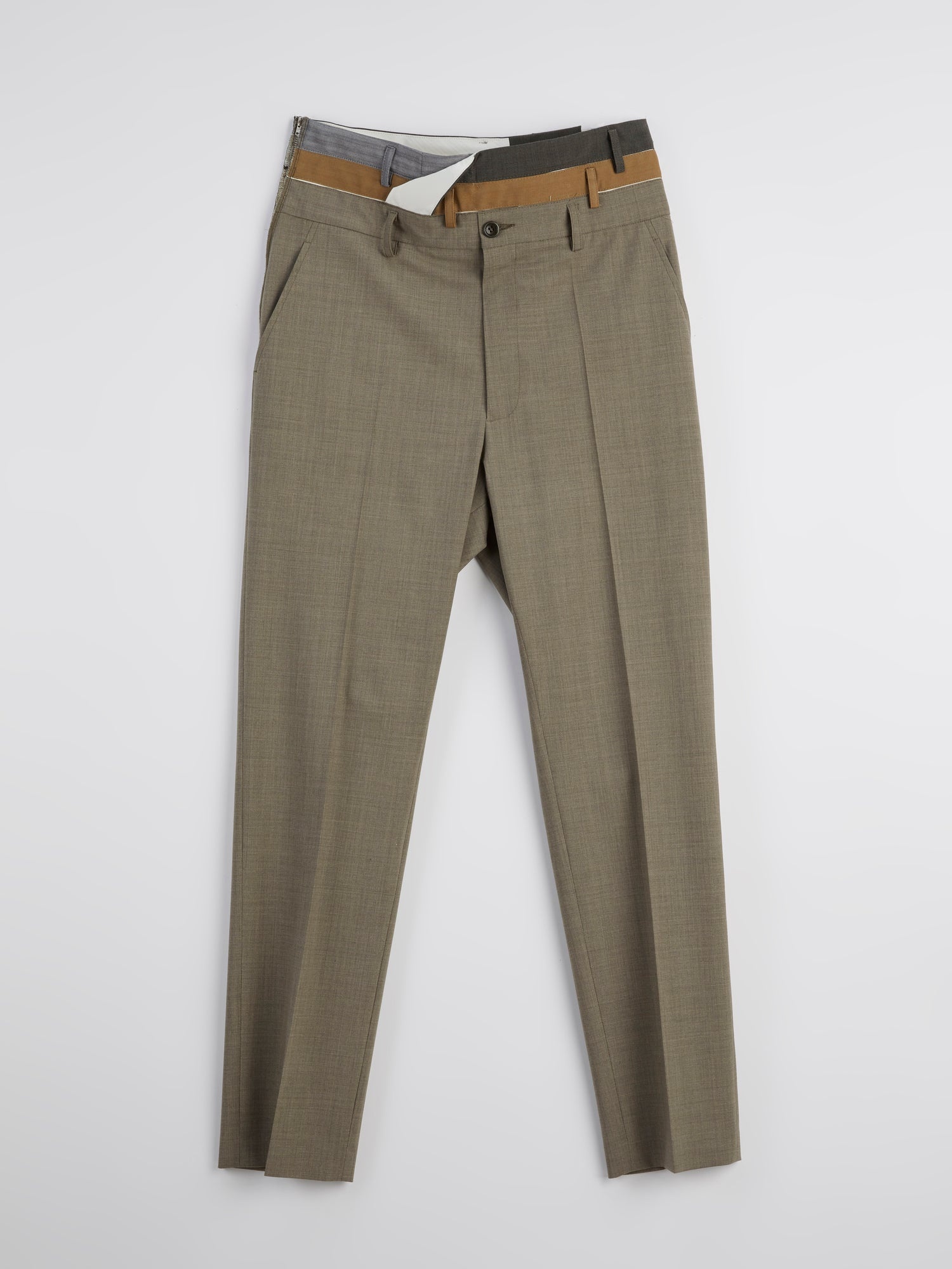 Anti Smoking Trousers Kaki Melange - 1