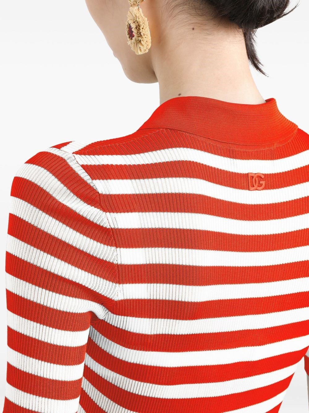 Striped polo shirt - 4