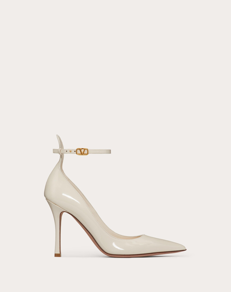 VALENTINO GARAVANI TAN-GO PATENT LEATHER PUMP 100MM 1