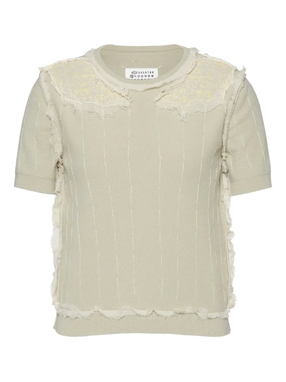 Maison Margiela Women Top With Frayed Edges - 1