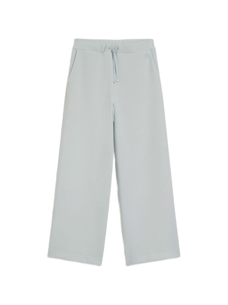 drawstring-waist wide-leg track pants 1
