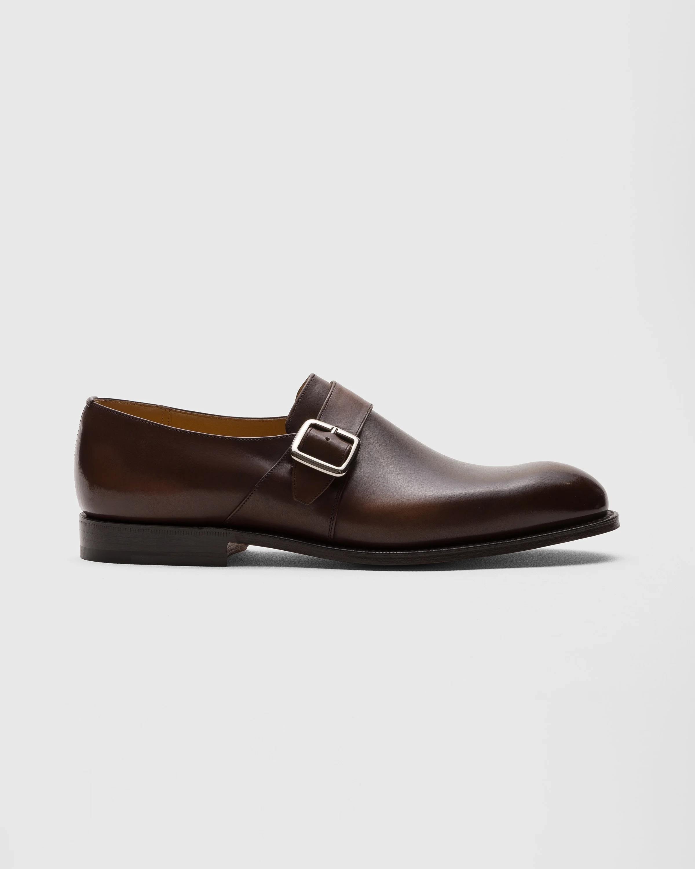 Bleached Calfskin Monk Strap - 1