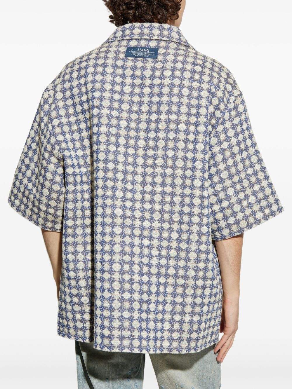 checked short-sleeve shirt - 4
