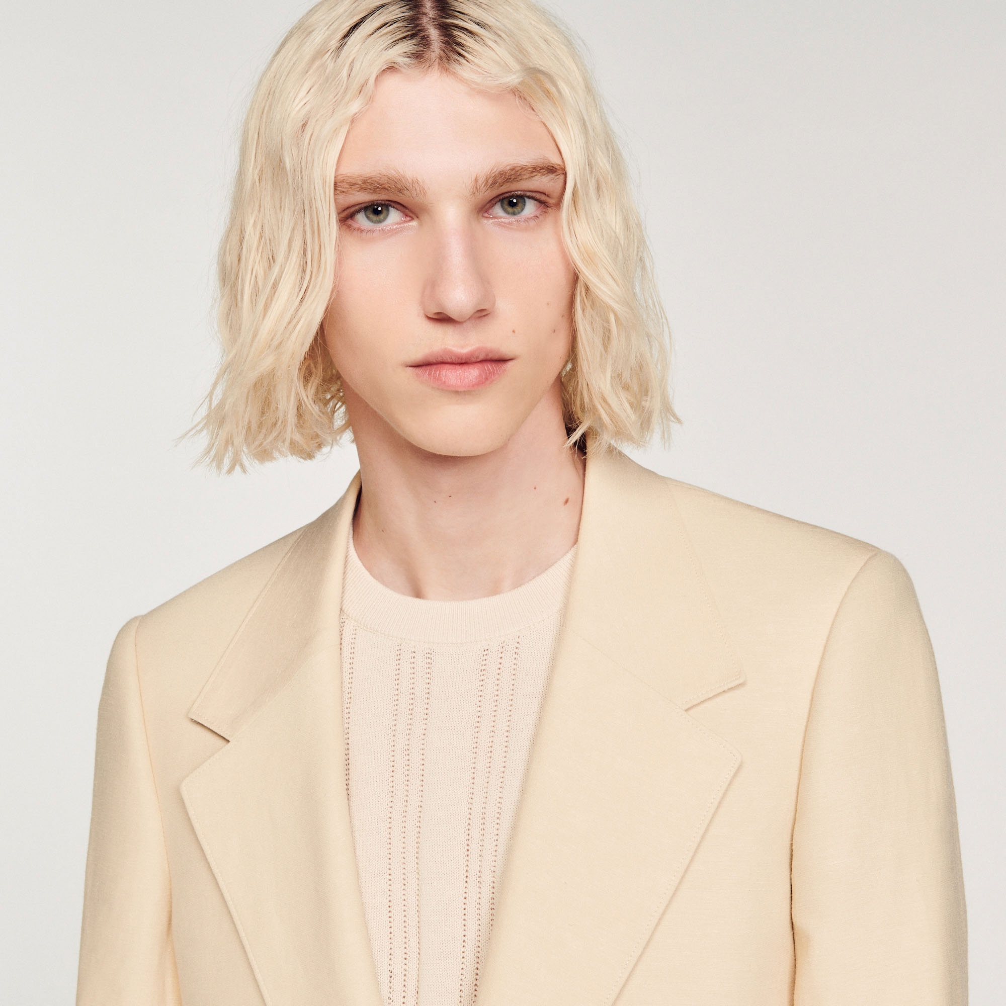 Linen suit jacket - 4