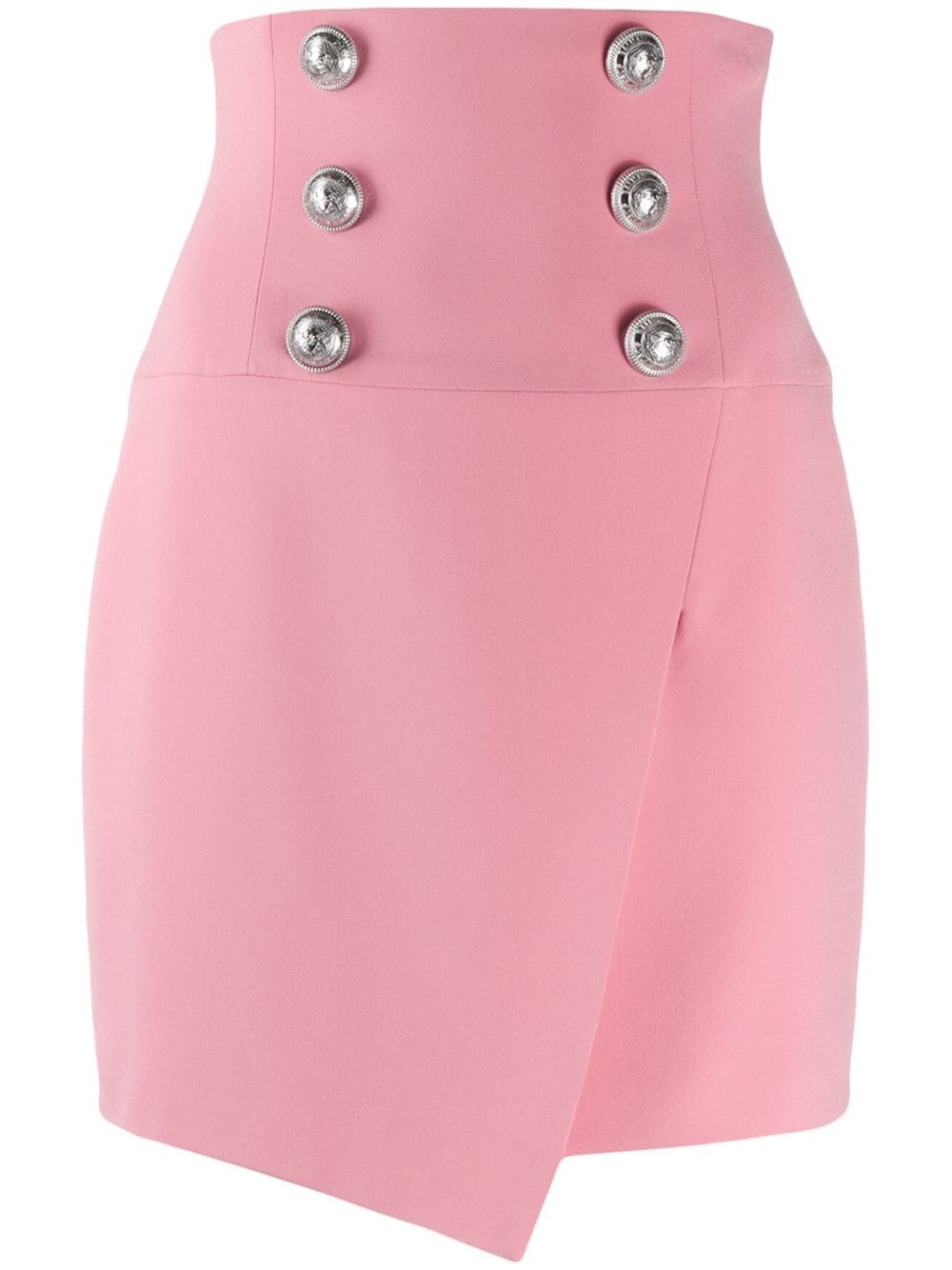 button-embellished skirt - 1