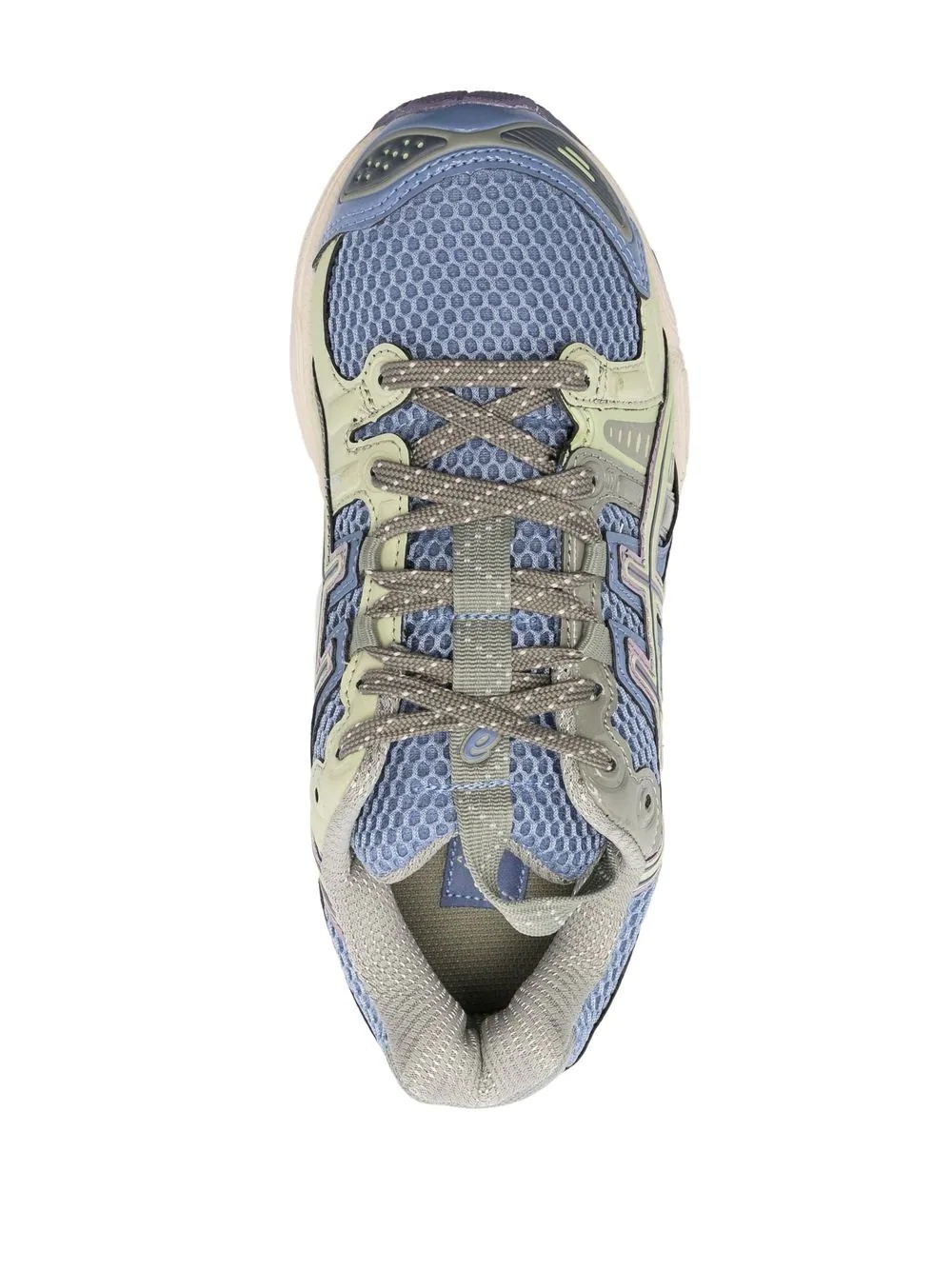 panelled low-top sneakers - 4