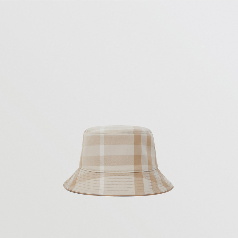Check Cotton Bucket Hat 1