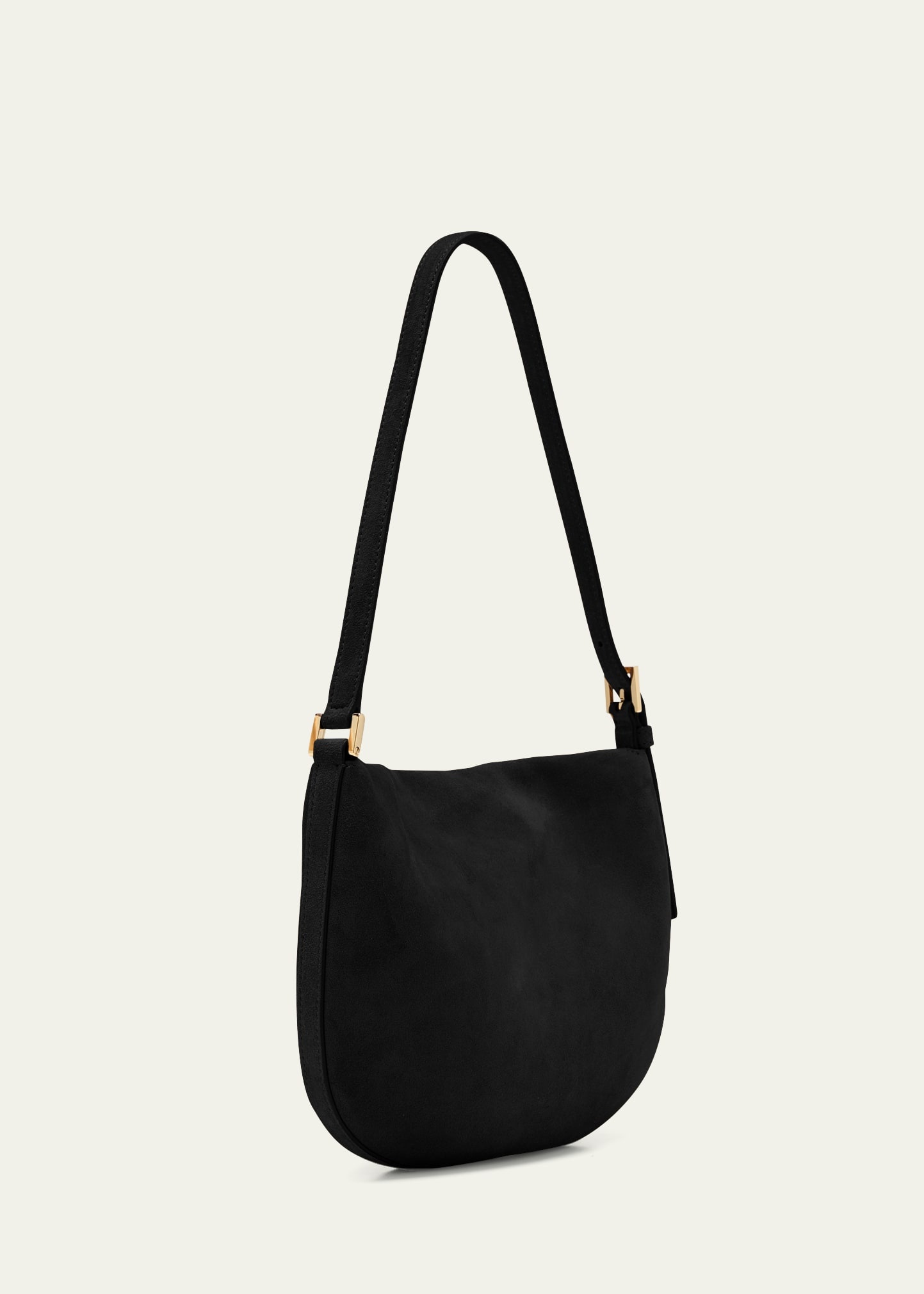 The Tondo Suede Hobo Bag - 3