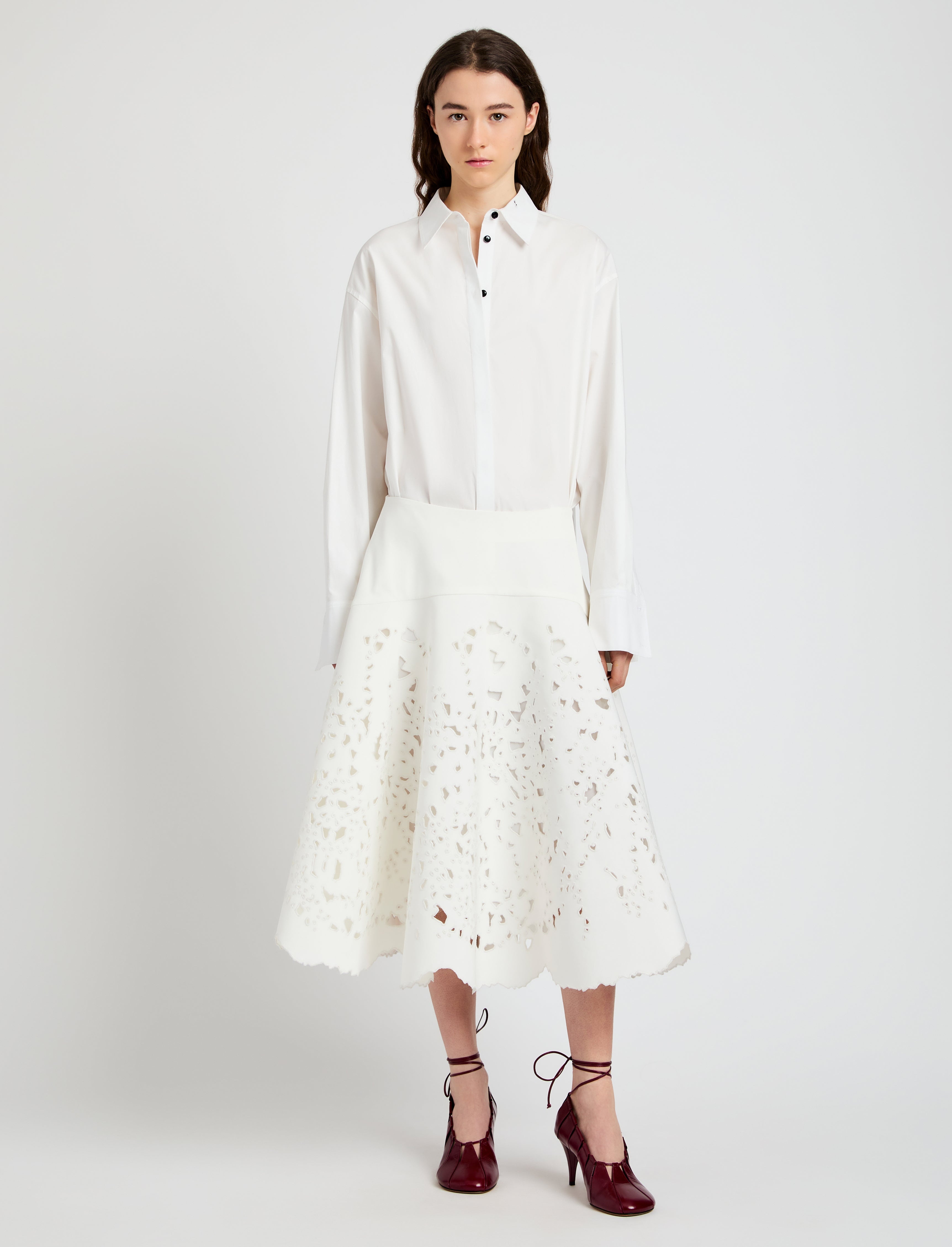 Olene Skirt in Broderie Anglaise - 7
