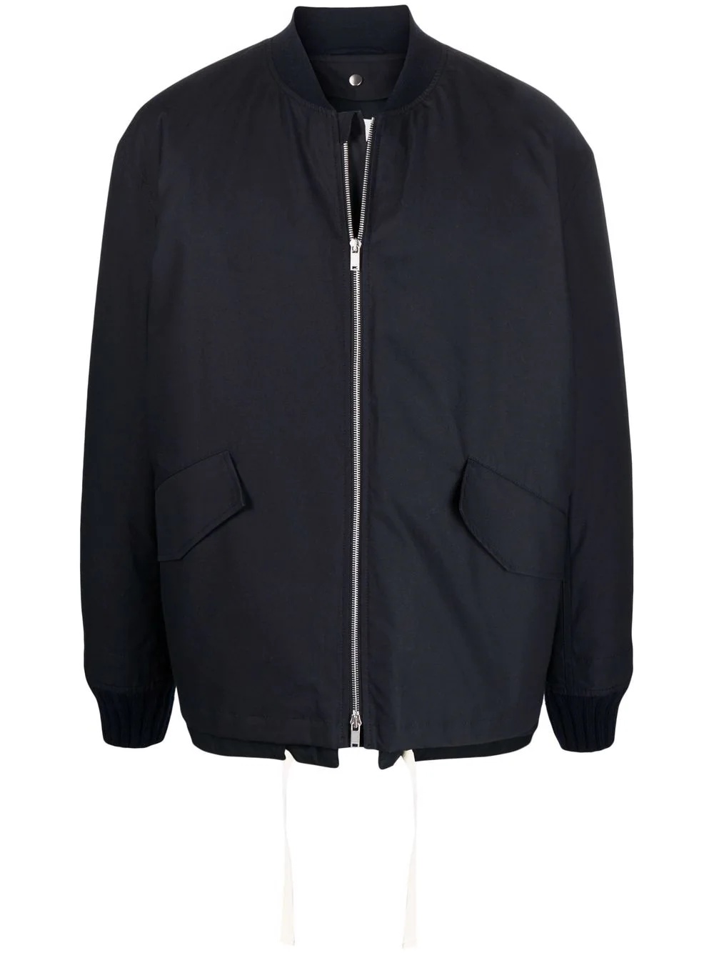 zip-up down-filled bomber jacket - 1