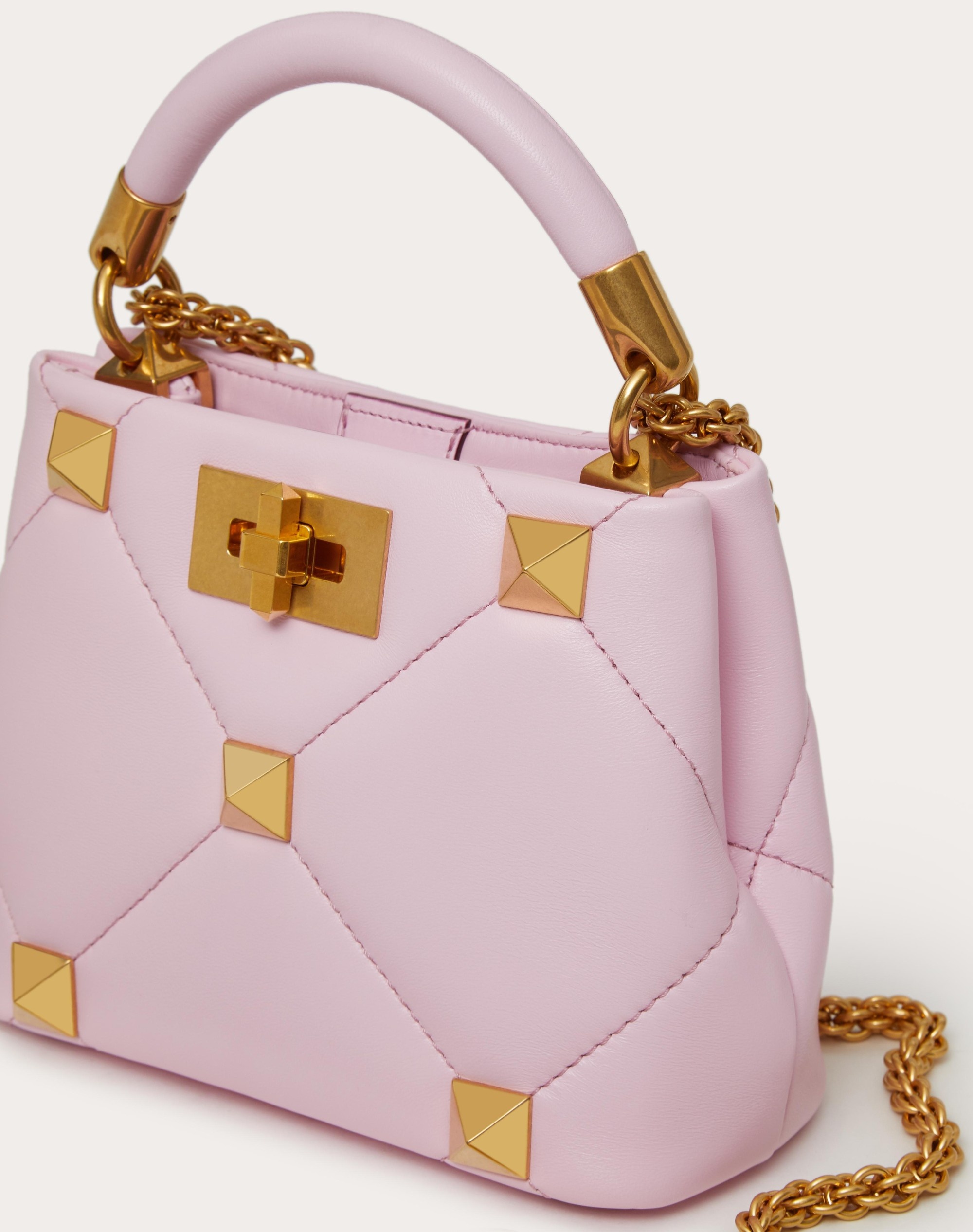 MINI ROMAN STUD THE HANDLE BAG IN NAPPA - 11