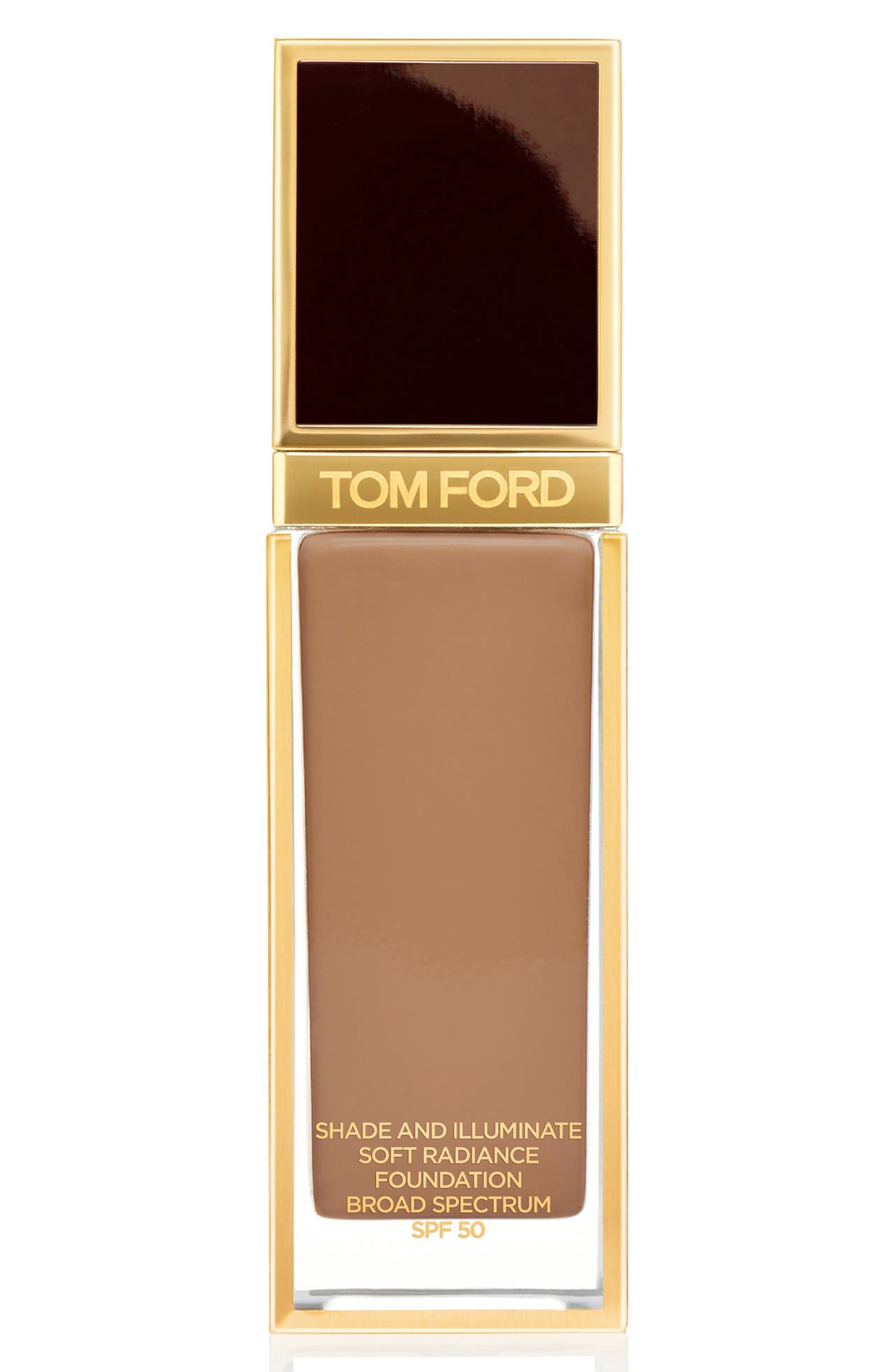 TOM FORD Shade and Illuminate Soft Radiance Foundation SPF 50 in 10.0 Chestnut at Nordstrom - 1