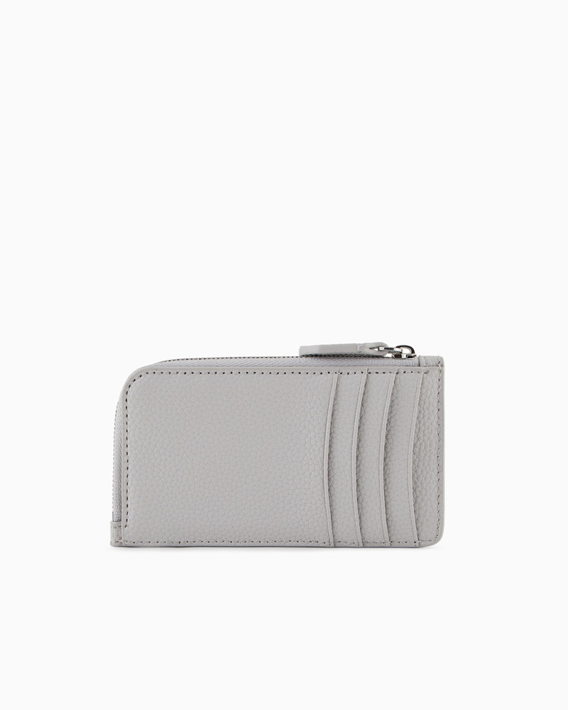 EMPORIO ARMANI MYEA DEER-PRINT CARD HOLDER WITH WRAP-AROUND ZIP outlook