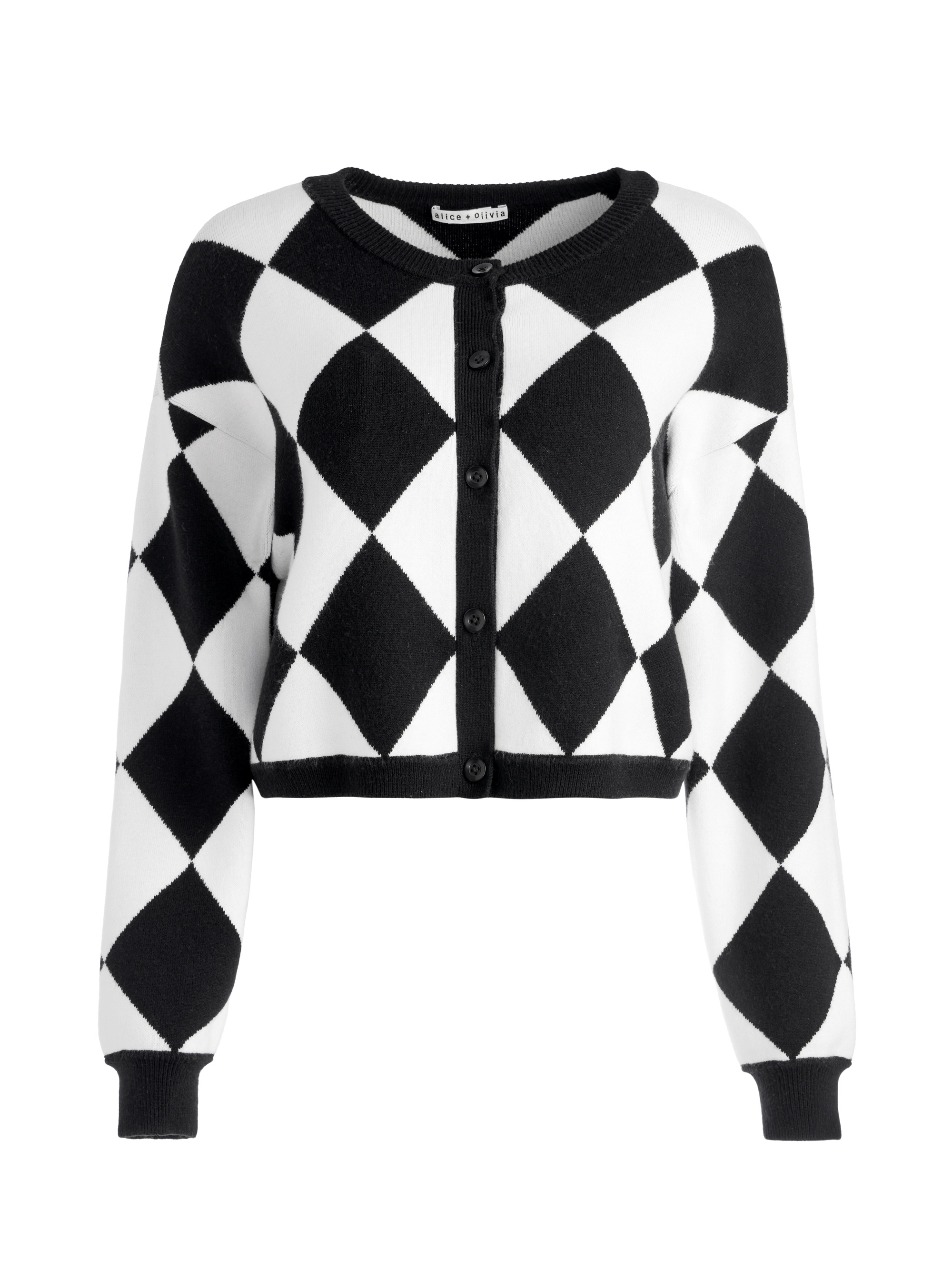 VERENA JACQUARD TEXTURED CARDIGAN - 1