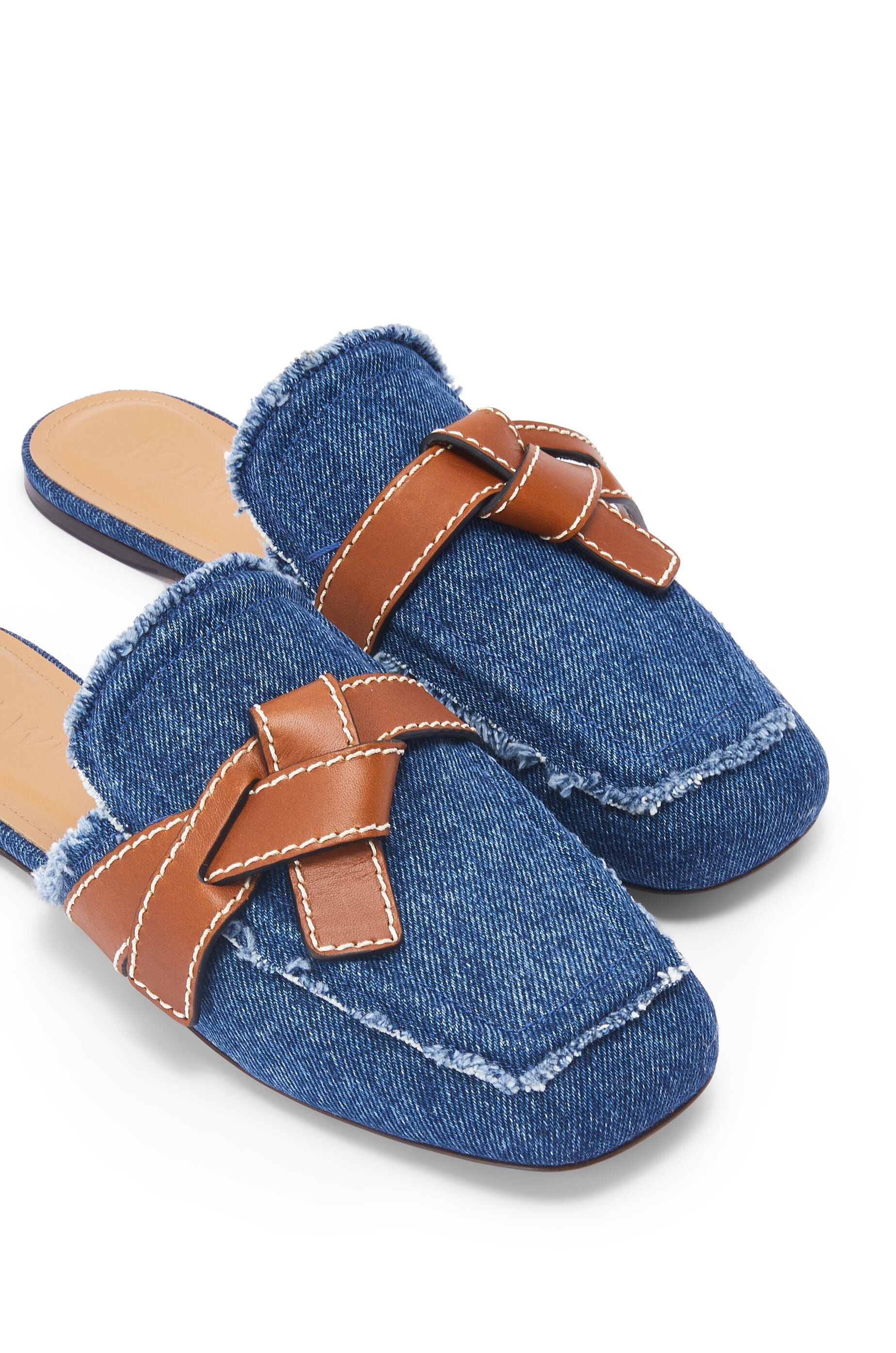 Gate mule in denim - 4