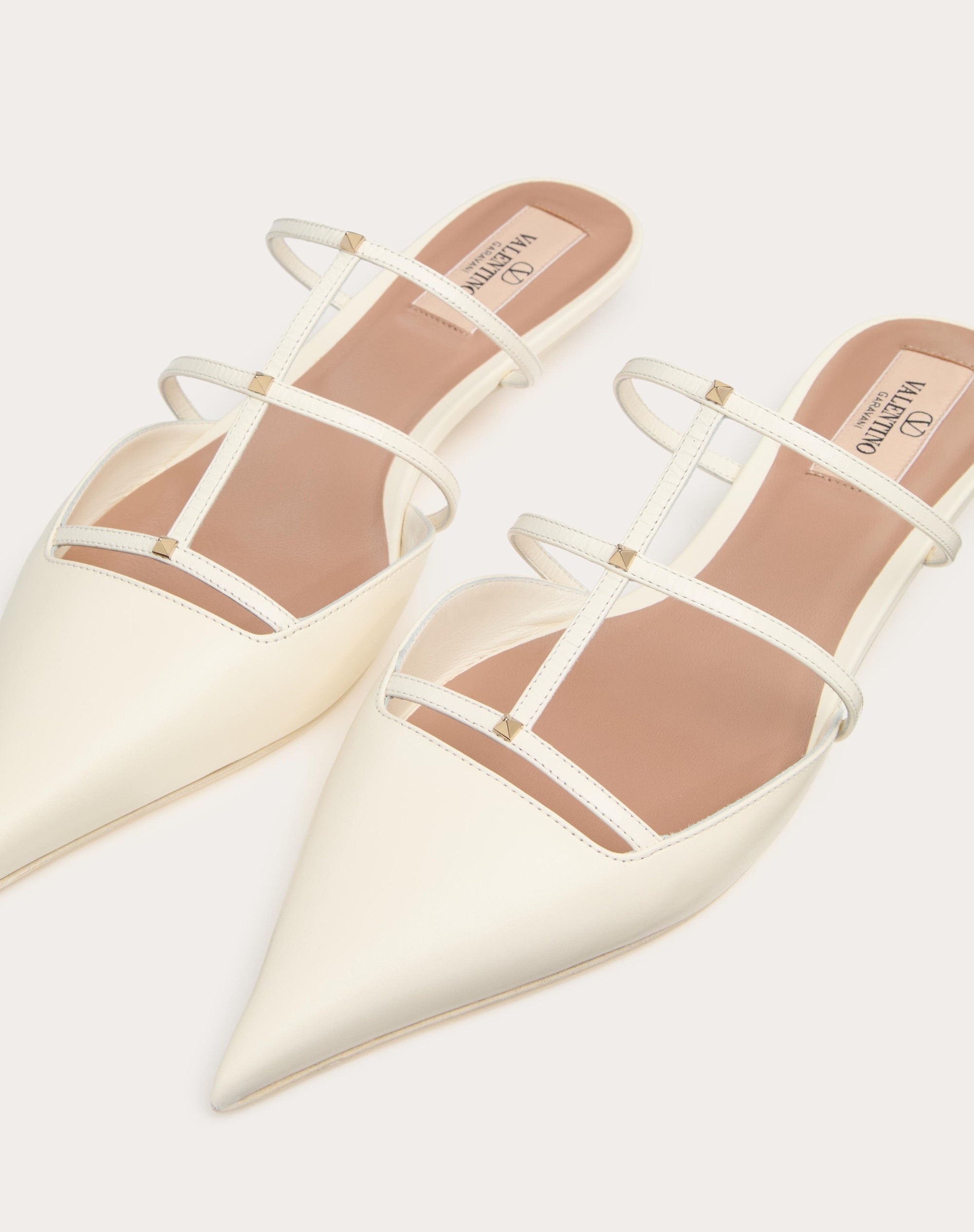 ROCKSTUD WISPY CALFSKIN MULE 20MM - 5