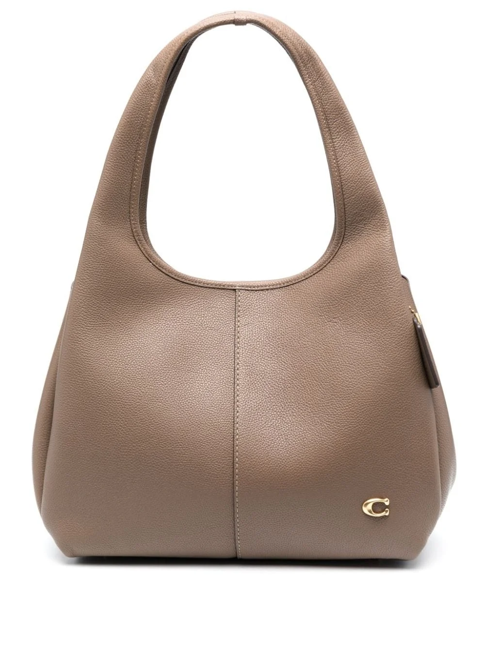Lana pebbled-leather tote bag - 1