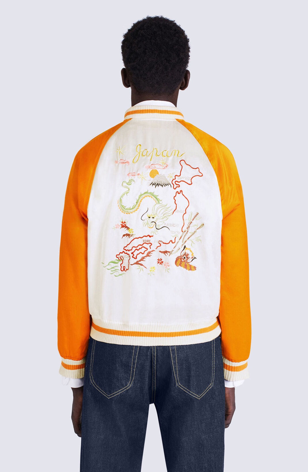 'France Japan' reversible bomber jacket - 12