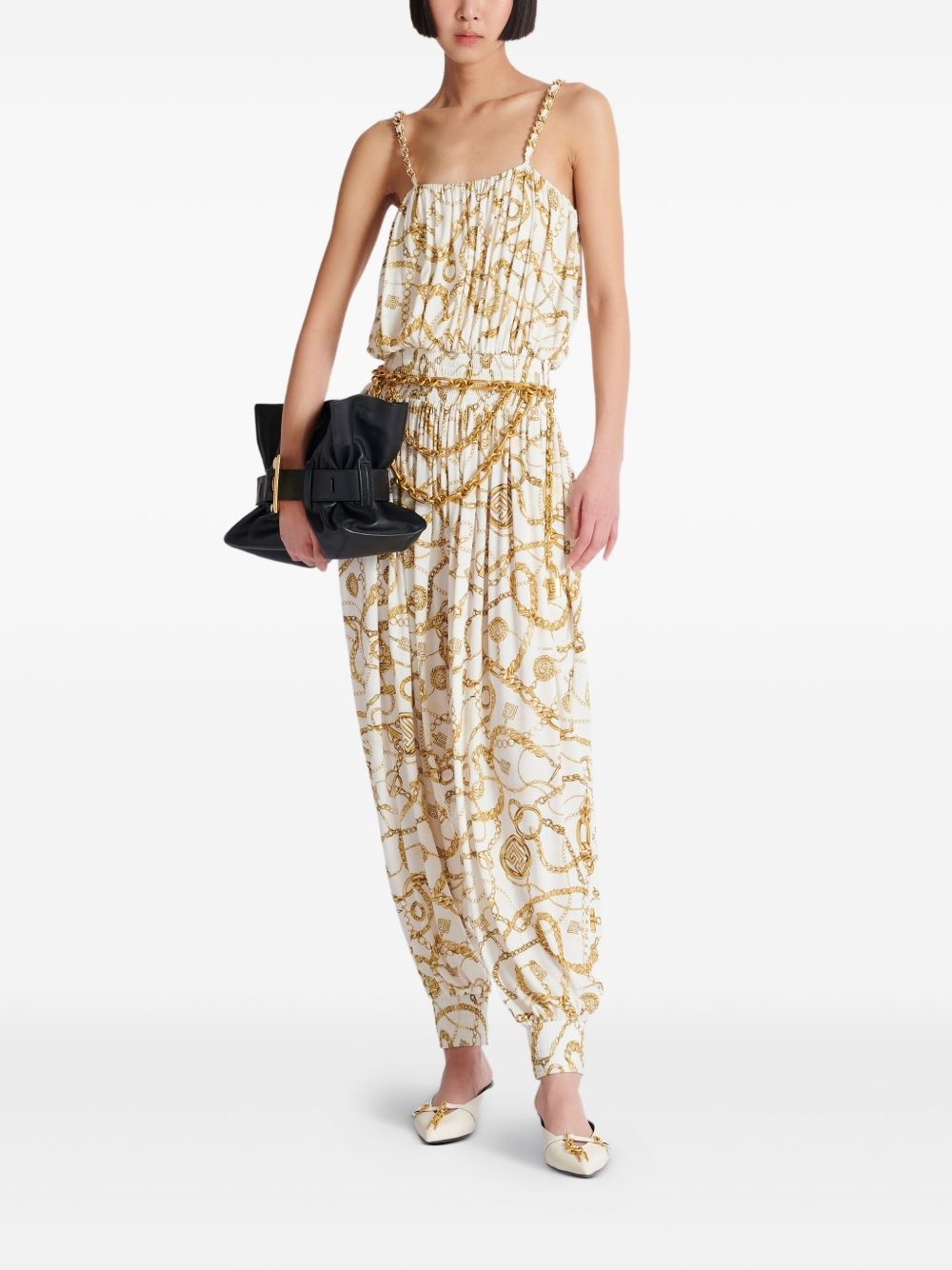 graphic-print jumpsuit - 2