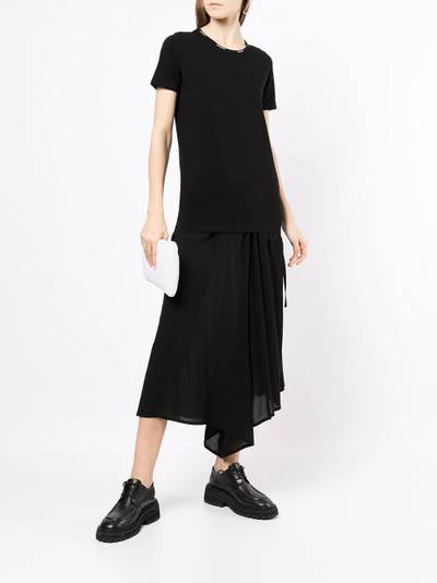 Yohji Yamamoto short-sleeved cotton T-shirt outlook