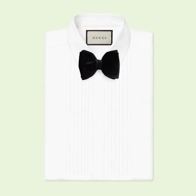 GUCCI Viscose and silk blend bow tie outlook