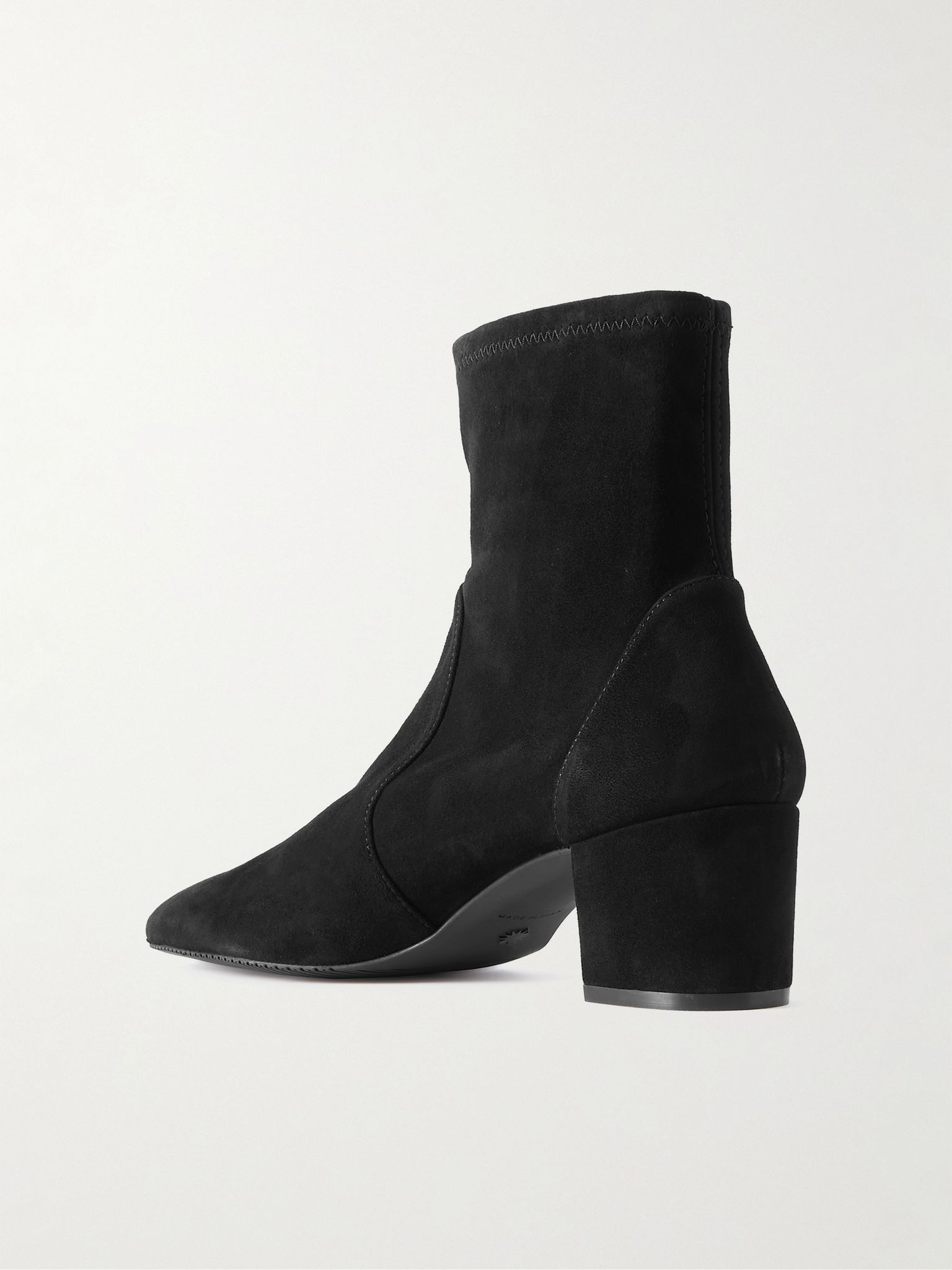 Yuliana suede sock boots Black - 3
