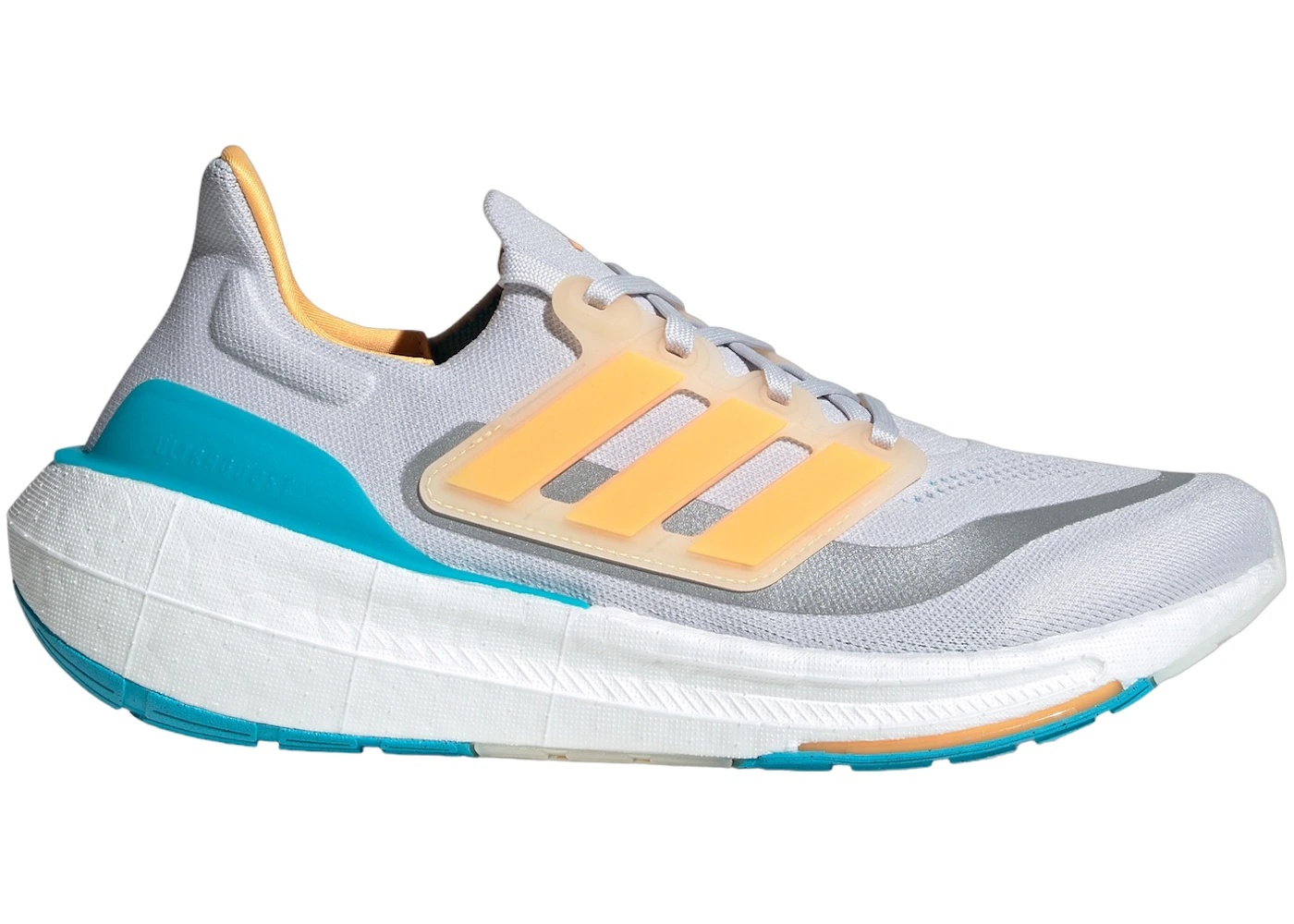 adidas Ultra Boost Light Dash Grey Flash Orange Lucid Cyan - 1