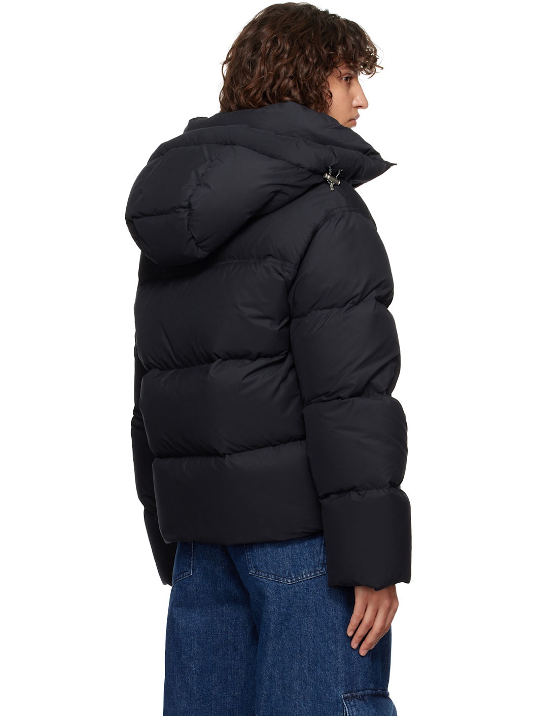 Black Patch Arr Down Jacket - 3
