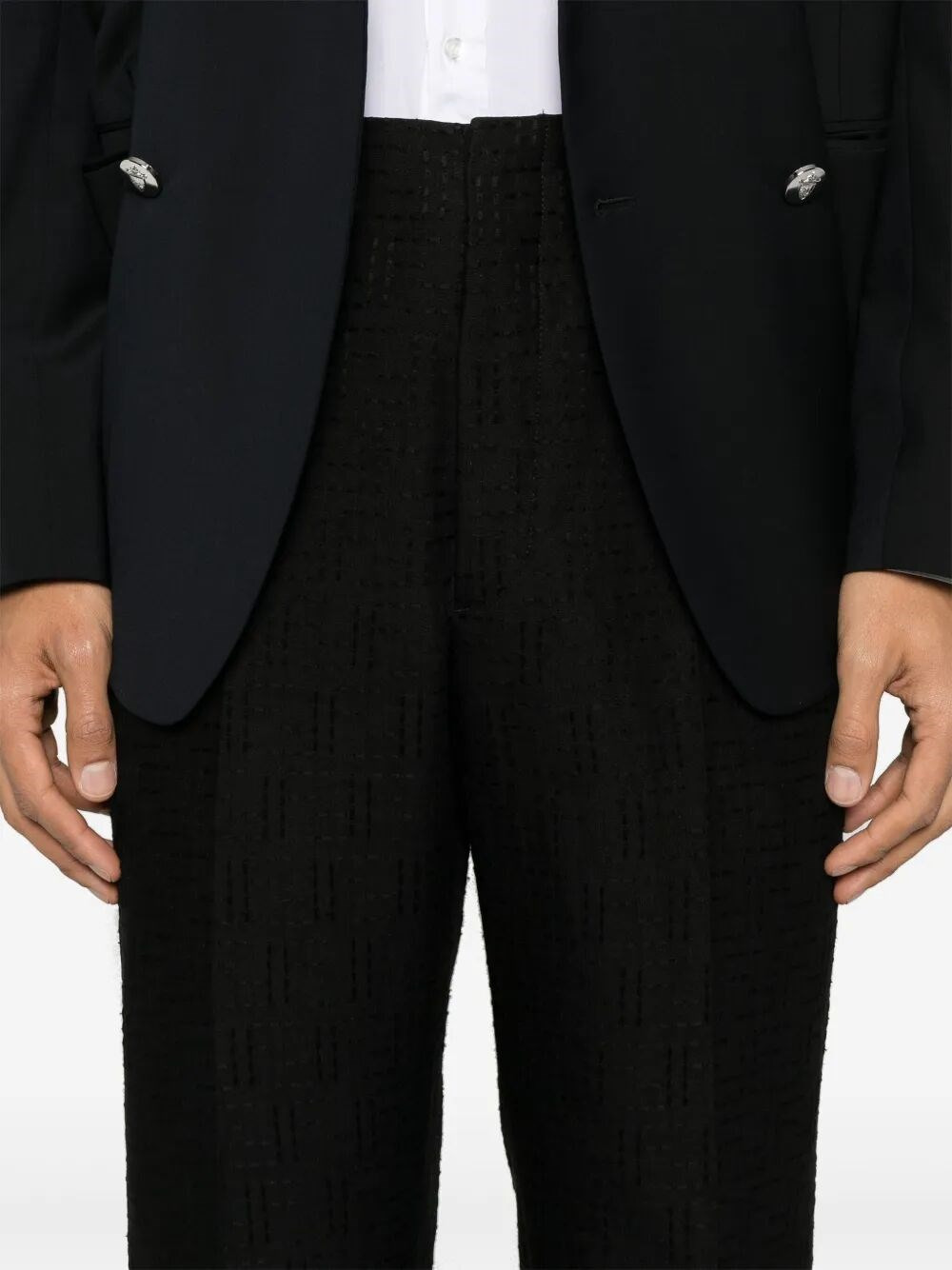 `FF Jacquard Allover` Pants - 4