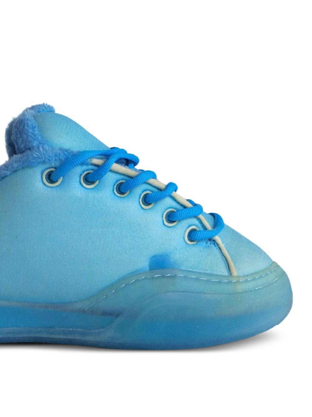 Skate faux-fur trim sneakers - 2