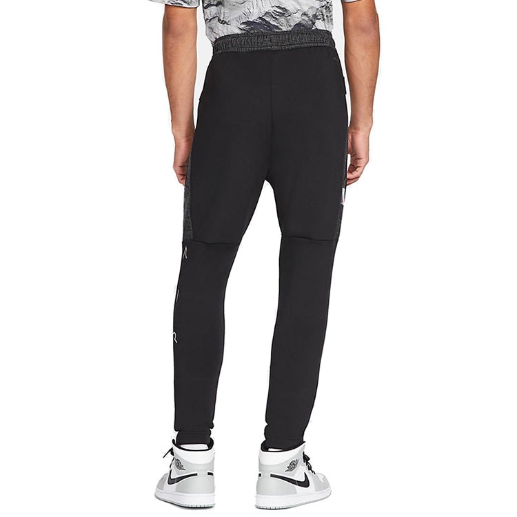 Air Jordan MENS Casual Sports Ankle Banded Pants Black CV3173-010 - 4