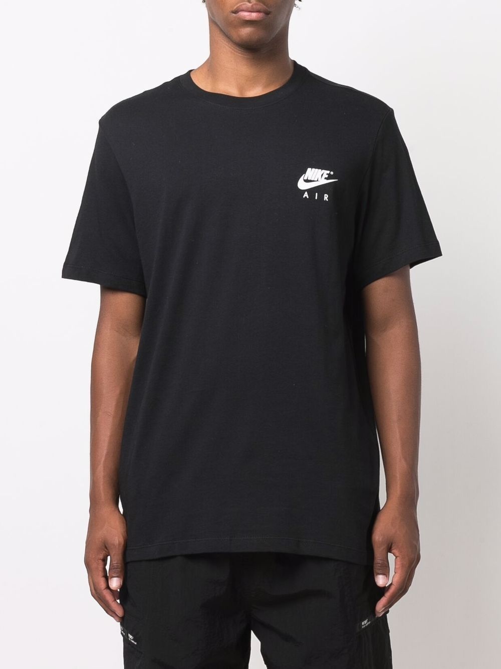 swoosh-logo print T-shirt - 3