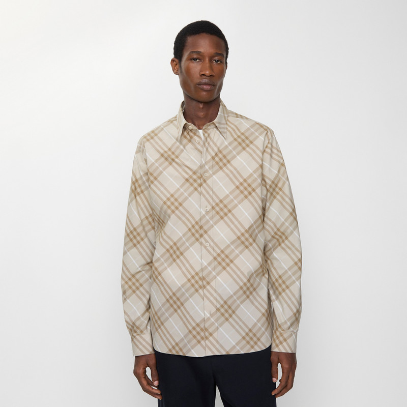 Burberry Relaxed Fit Check Cotton Shirt outlook