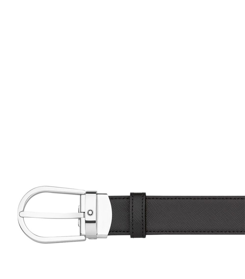 Leather Horseshoe Buckle Belt 1