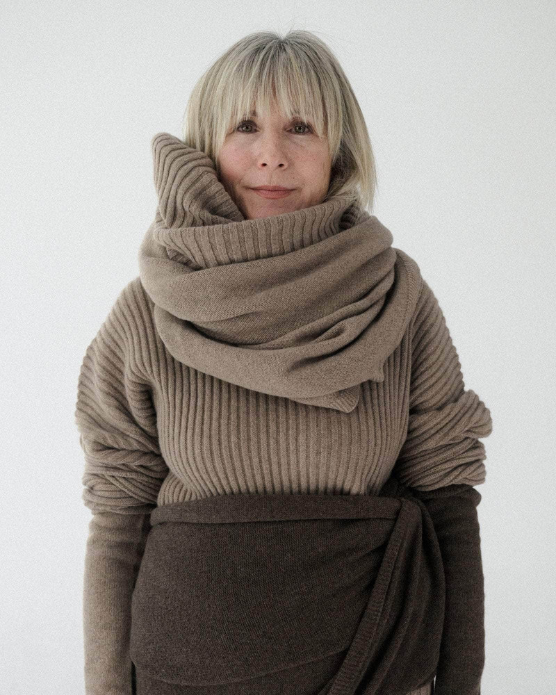 Whit Scarf - Recycled Cashmere 1