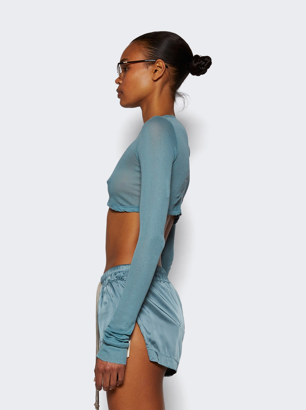 Long Sleeve Crop Top Mouthwash - 3