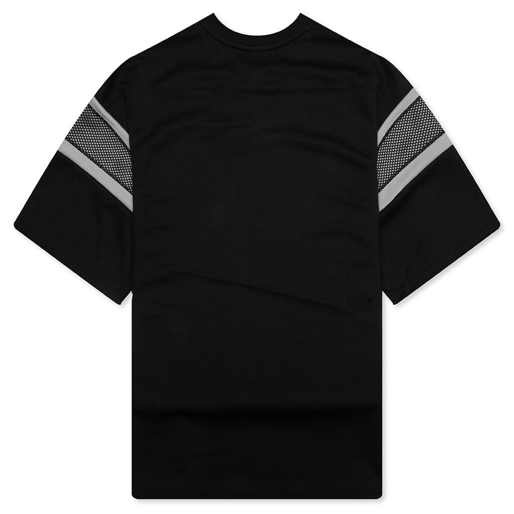 PASS S/S KNIT CROP FIT SHIRT - BLACK - 2