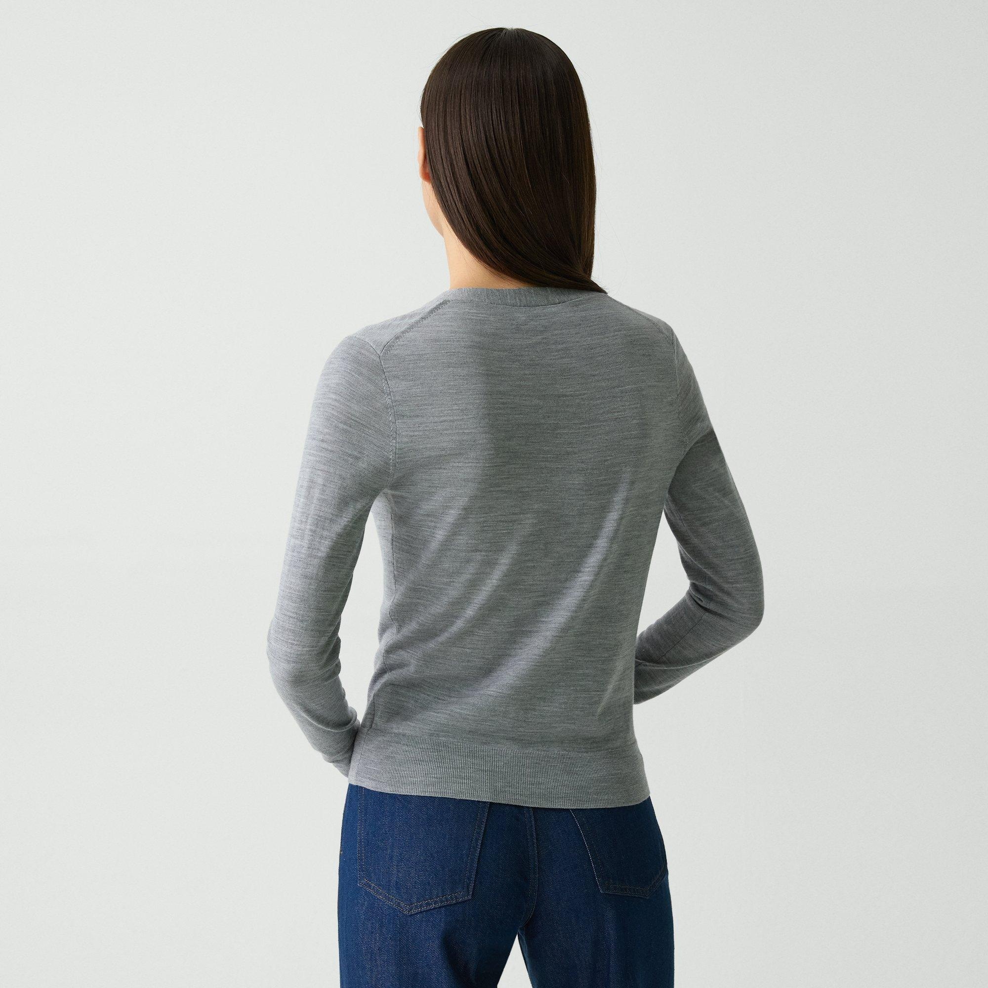 V-Neck Cardigan in Regal Wool - 3