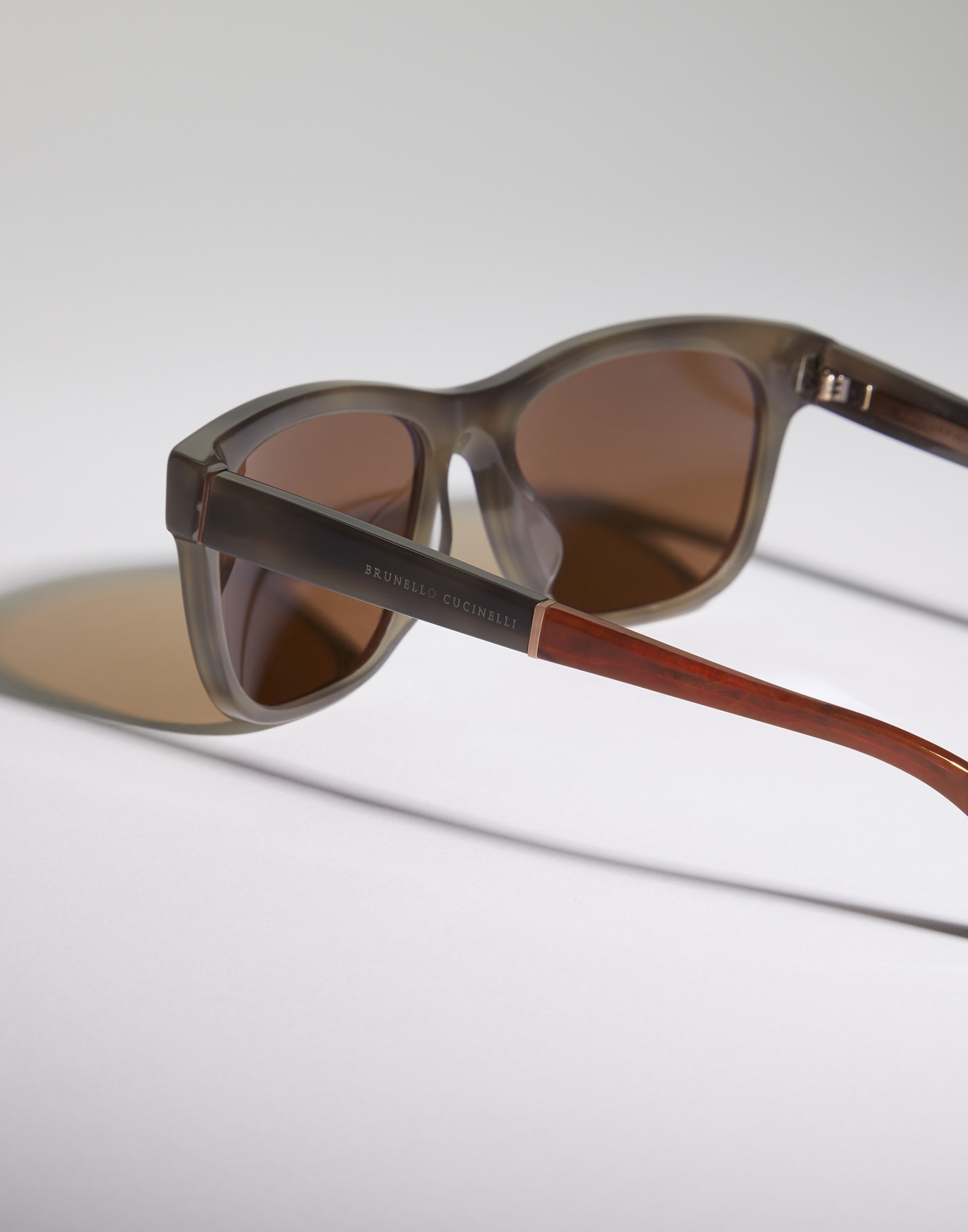 Sartorial Sunset acetate sunglasses with polarized lenses - 3
