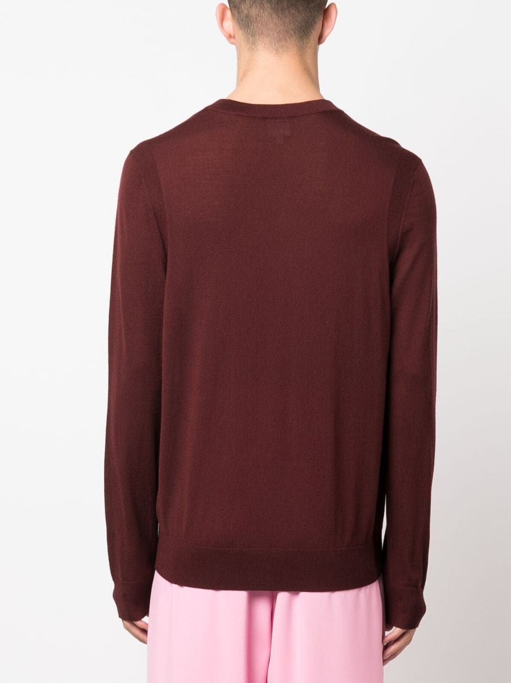 long-sleeve wool jumper - 4