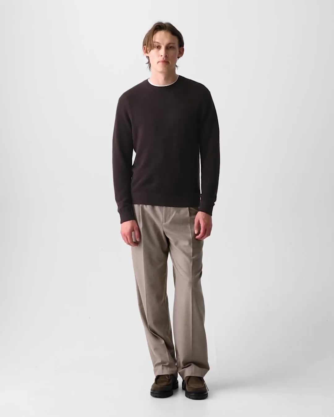 Crewneck Sweater in Cashmere - 7