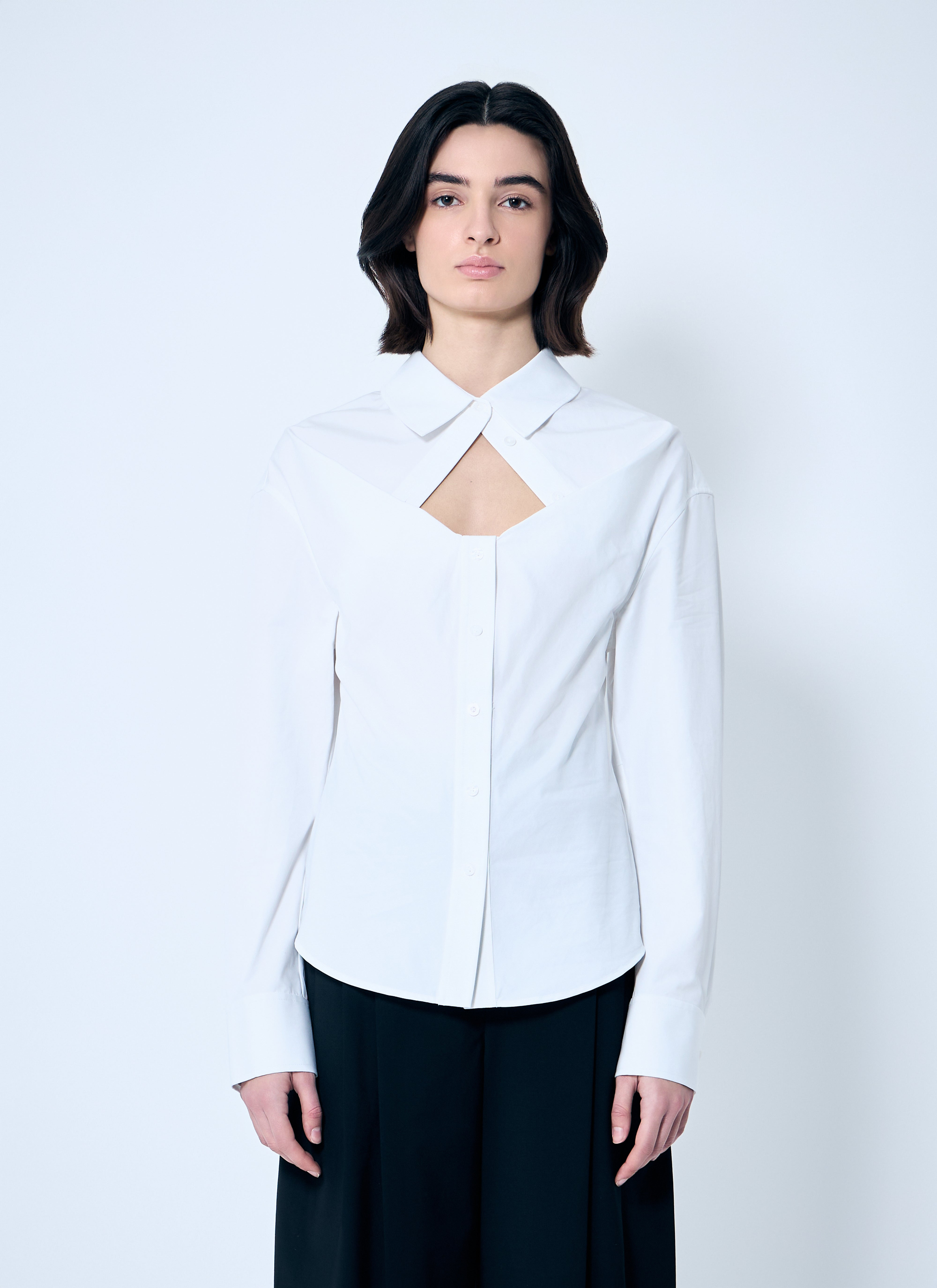 Alexander Wang Women Deconstructed Button-Down Shirt - 1