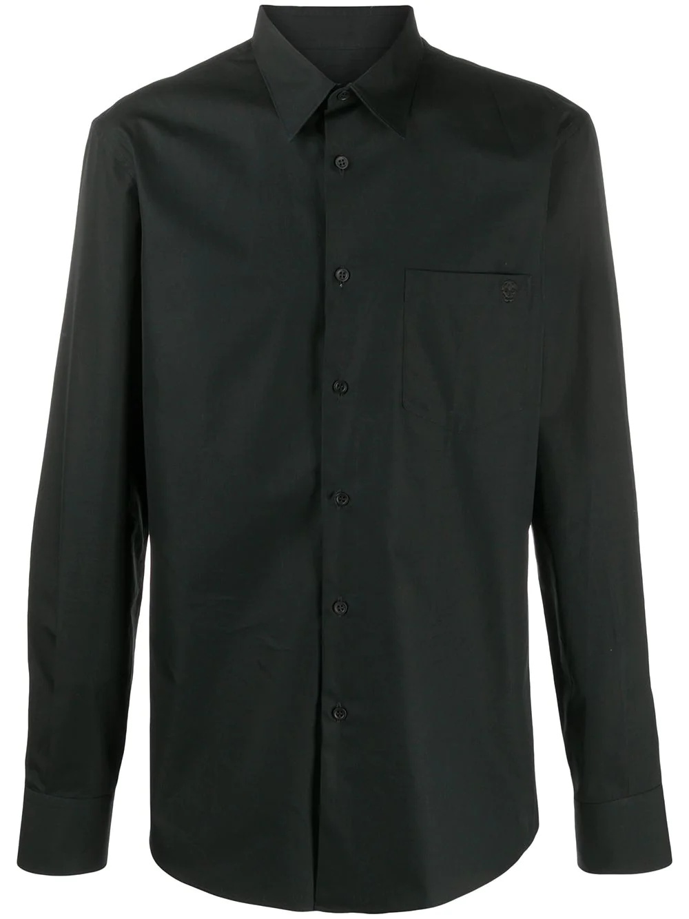 long-sleeved button-up shirt - 1