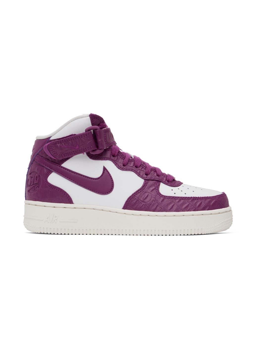 Purple & White Air Force 1 '07 Sneakers - 1