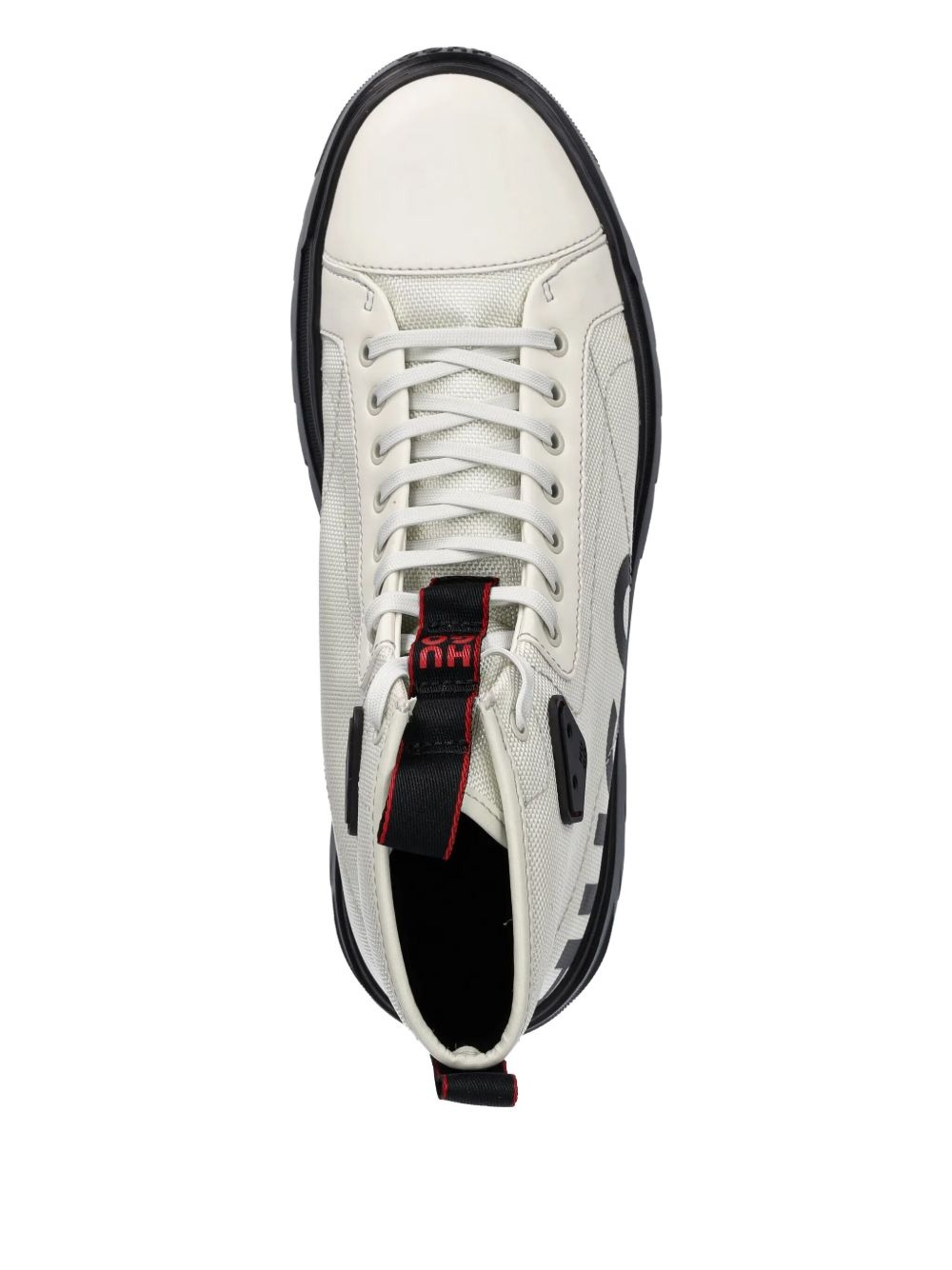 logo-print boots - 4