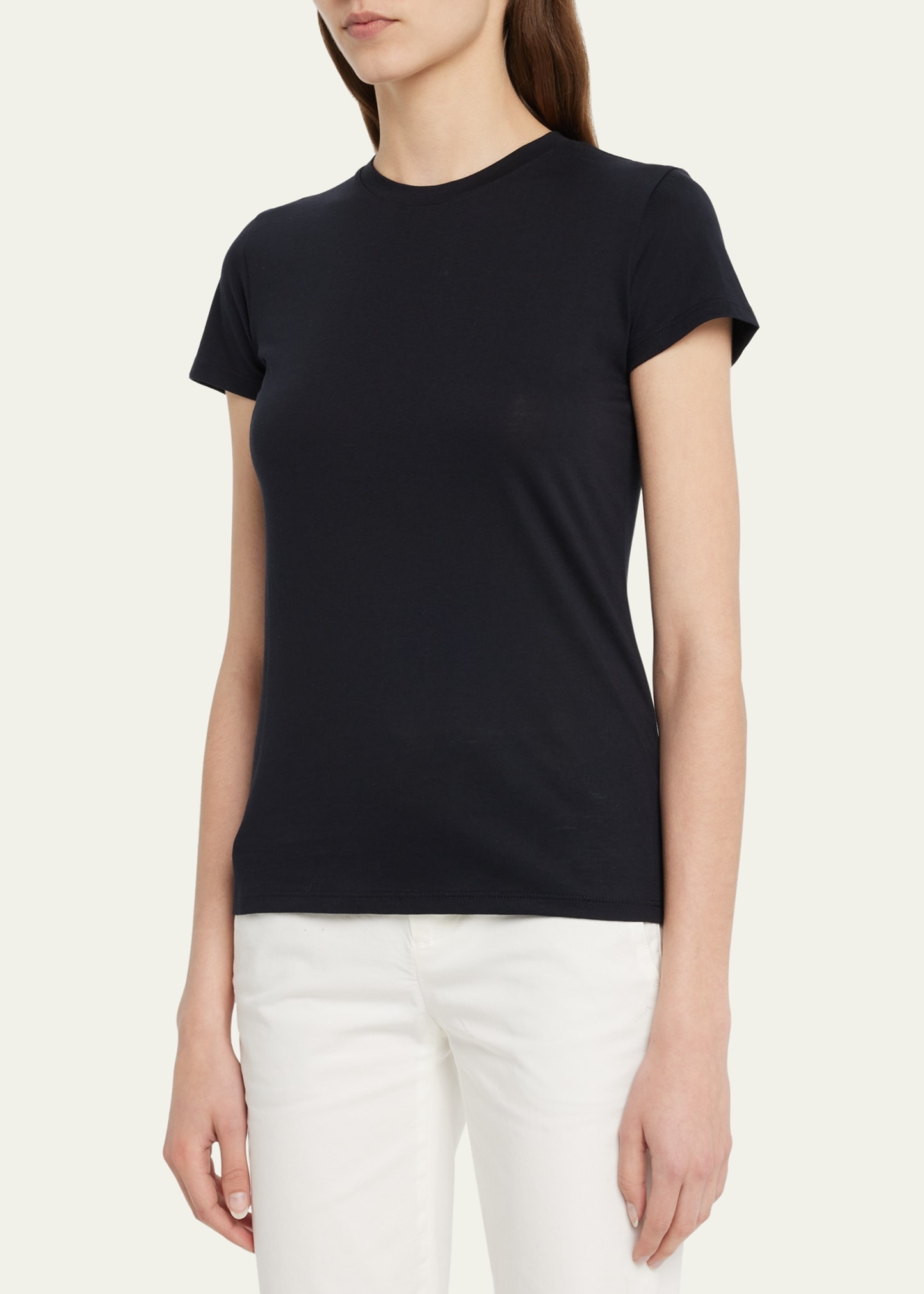 Essential Crewneck Pima Cotton Tee - 4