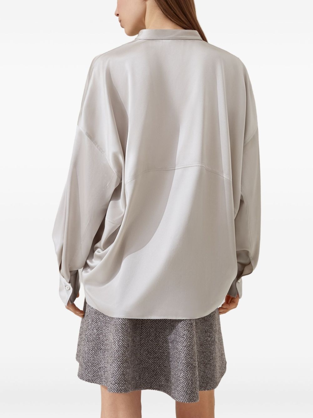 balloon-sleeve blouse - 5