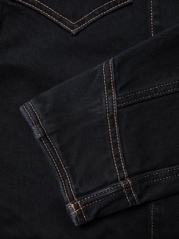 Kelly Western Denim Jacket Black - 6